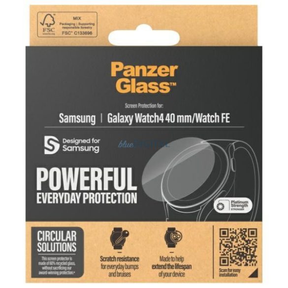 PanzerGlass Powerful Everyday Protection edzett üveg Samsung Galaxy Watch 4 (40mm)