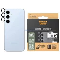   PanzerGlass Hoops Camera kamera lencse védő fólia fekete szegéllyel Samsung Galaxy S24 FE