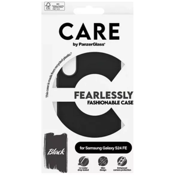 CARE by PanzerGlass Fashion Case Sam S24 FE S721 fekete 1467