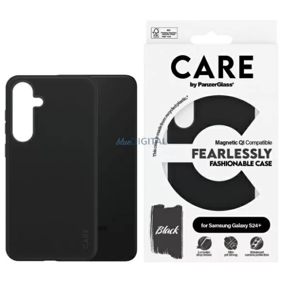 CARE by PanzerGlass Fashion QI tok Samsung Galaxy S24 Plus - átlátszó