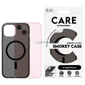 CARE by PanzerGlass Flagship MagSafe-kompatibilis tok iPhone 15 - fekete