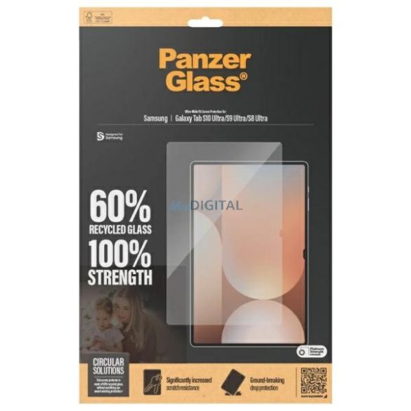 PanzerGlass edzett üveg kijelzővédő Samsung Galaxy Tab S8 Ultra/S9 Ultra/S10 Ultra