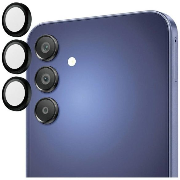 Edzett lencse üveg PanzerGlass Hoops lencse védő Samsung Galaxy A16 / A16 5G fekete