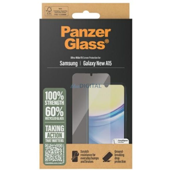 PanzerGlass Ultra-Wide Fit edzett üveg Samsung Galaxy A16 4G/5G