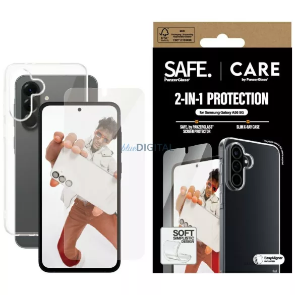 CARE by PanzerGlass Fashion 2az1-ben védőszett tok+üveg Samsung Galaxy A56 5G