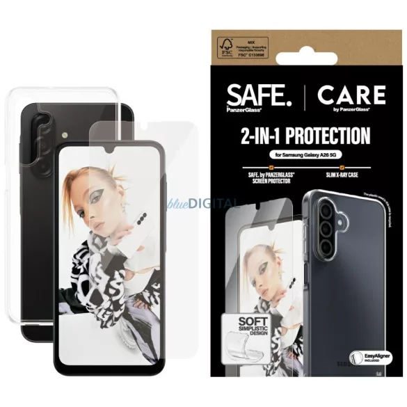 CARE by PanzerGlass Fashion 2az1-ben védőszett tok+üveg Samsung Galaxy A26 5G