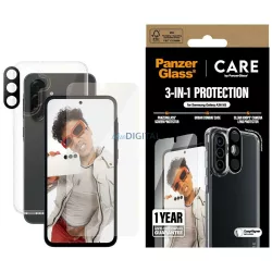   CARE by PanzerGlass Flagship 3az1-ben védőszett tok+üveg+lencse Samsung Galaxy A36 5G