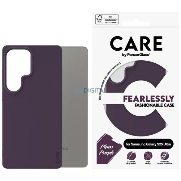 PanzerGlass Fashion tok Samsung Galaxy S25 Ultra - lila
