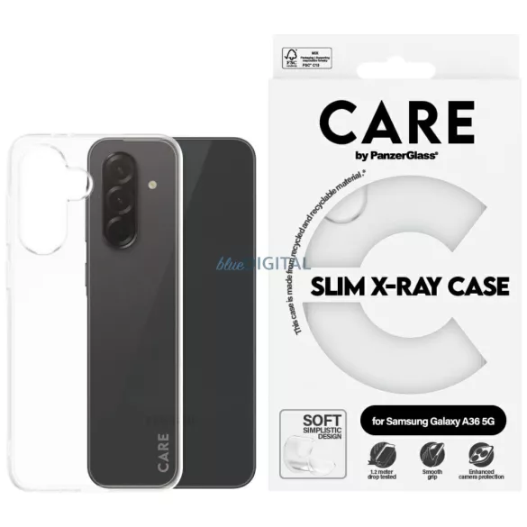 CARE by PanzerGlass Fashion X-Ray tok Samsung Galaxy A36 5G - átlátszó