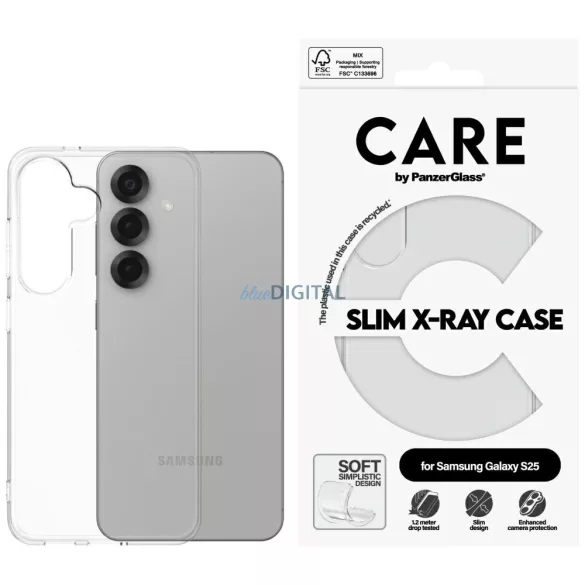PanzerGlass Fashion X-Ray tok Samsung Galaxy S25 - átlátszó