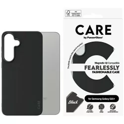   PanzerGlass Fashion QI MagSafe-kompatibilis tok Samsung Galaxy S25 Plus - fekete