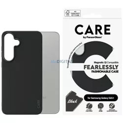   PanzerGlass Fashion QI MagSafe-kompatibilis tok Samsung Galaxy S25 Plus - fekete