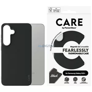 PanzerGlass Fashion QI MagSafe-kompatibilis tok Samsung Galaxy S25 Plus - fekete