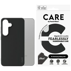 PanzerGlass Fashion QI MagSafe-kompatibilis tok Samsung Galaxy S25 - fekete
