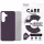 PanzerGlass Fashion QI MagSafe-kompatibilis tok Samsung Galaxy S25 - lila
