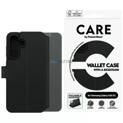   CARE by PanzerGlass Feature Wallet pénztárca tok kitámasztóval Samsung Galaxy A56 5G - fekete