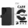 CARE by PanzerGlass Feature Wallet  kitámasztós tok Samsung Galaxy S25 Ultra, fekete