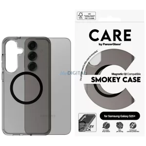 PanzerGlass Flagship Urban Combat Black QI MagSafe-kompatibilis tok Samsung Galaxy S25 Plus - füstszürke