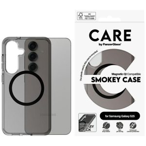 PanzerGlass Flagship Urban Combat Black QI MagSafe-kompatibilis tok Samsung Galaxy S25 - füstszürke