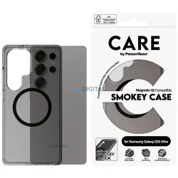   PanzerGlass Flagship Urban Combat Black QI MagSafe-kompatibilis tok Samsung Galaxy S25 Ultra - füstszürke