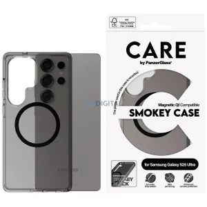 PanzerGlass Flagship Urban Combat Black QI MagSafe-kompatibilis tok Samsung Galaxy S25 Ultra - füstszürke