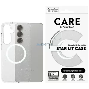 PanzerGlass Flagship Urban Combat Starlight White QI MagSafe-kompatibilis tok Samsung Galaxy S25 Plus - átlátszó