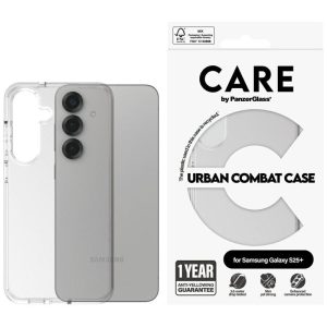 PanzerGlass Flagship Urban Combat tok Samsung Galaxy S25 Plus - átlátszó