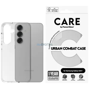 PanzerGlass Flagship Urban Combat tok Samsung Galaxy S25 Plus - átlátszó