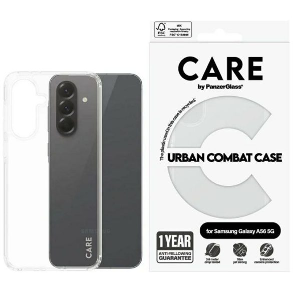 PanzerGlass Flagship Urban Combat tok Samsung Galaxy A56 - átlátszó