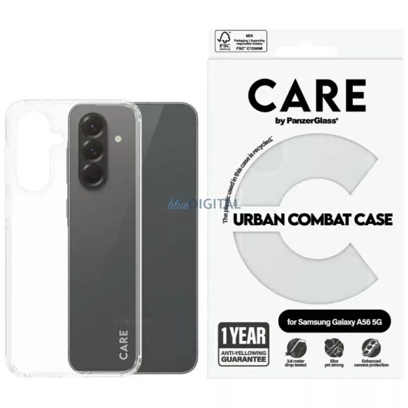 PanzerGlass Flagship Urban Combat tok Samsung Galaxy A56 - átlátszó