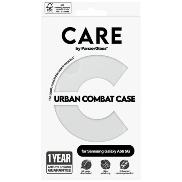 PanzerGlass Flagship Urban Combat tok Samsung Galaxy A56 - átlátszó