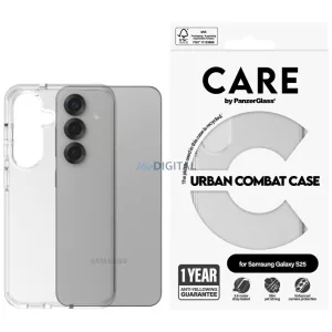 PanzerGlass Flagship Urban Combat tok Samsung Galaxy S25 - átlátszó