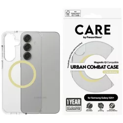   PanzerGlass Flagship Urban Combat Chardonnay QI MagSafe-kompatibilis tok Samsung Galaxy S25 Plus - átlátszó