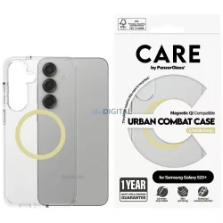   PanzerGlass Flagship Urban Combat Chardonnay QI MagSafe-kompatibilis tok Samsung Galaxy S25 Plus - átlátszó
