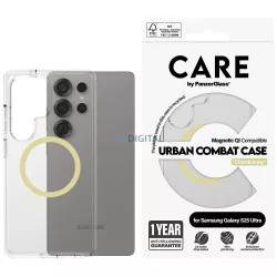   PanzerGlass Flagship Urban Combat Chardonnay QI MagSafe-kompatibilis tok Samsung Galaxy S25 Ultra - átlátszó