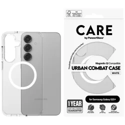   PanzerGlass Flagship Urban Combat White QI MagSafe-kompatibilis tok Samsung Galaxy S25 Plus - átlátszó