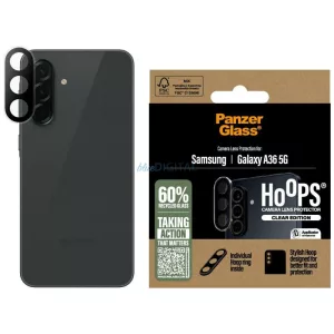 Tempered glass for lens PanzerGlass Hoops Lens Protector for Samsung Galaxy A36 5G transparent