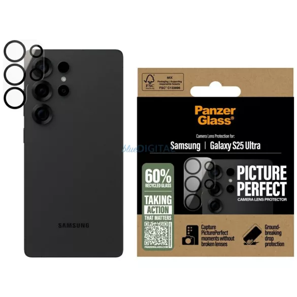 PanzerGlass PicturePerfect Lens Protector kamera lencse védő fólia Samsung Galaxy S25 Ultra