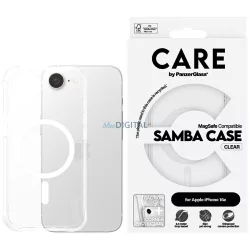  PanzerGlass Fashion MagSafe-kompatibilis tok iPhone 16e - átlátszó
