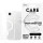 CARE by PanzerGlass Flagship Urban Combat fehér MagSafe tok az iPhone 16e, átlátszó