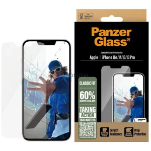 PanzerGlass Classic Fit edzett üveg az iPhone 16e