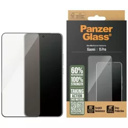   PanzerGlass edzett üveg, ultra-széles design, fekete kerettel, Xiaomi 15 Pro