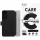 CARE tok PanzerGlass-tól, Tango 2-in-1 Qi-támogatású pénztárcával Samsung Galaxy S25 Edge, fekete