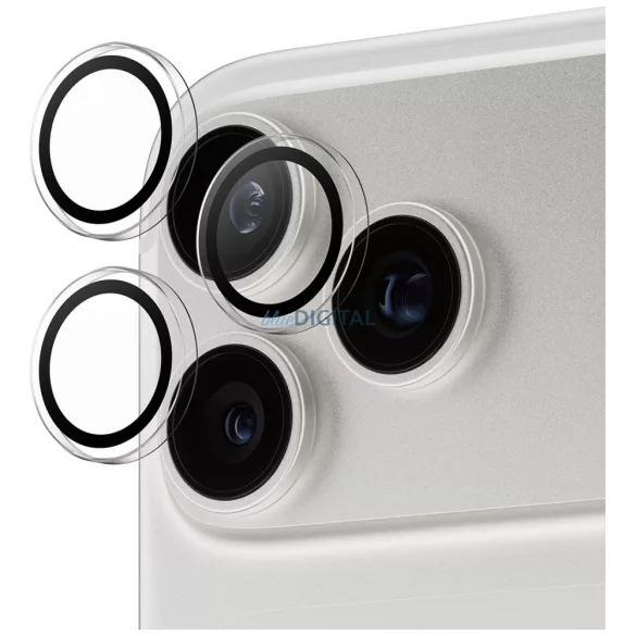 PanzerGlass Hoops edzett üveg lencse képernyővédő iPhone 17 Pro / 17 Pro Max / 16 Pro / 16 Pro / 16