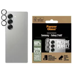   PanzerGlass PicturePerfect kamera lencse védő edzett üveg fekete szegéllyel Samsung Galaxy Z Fold7