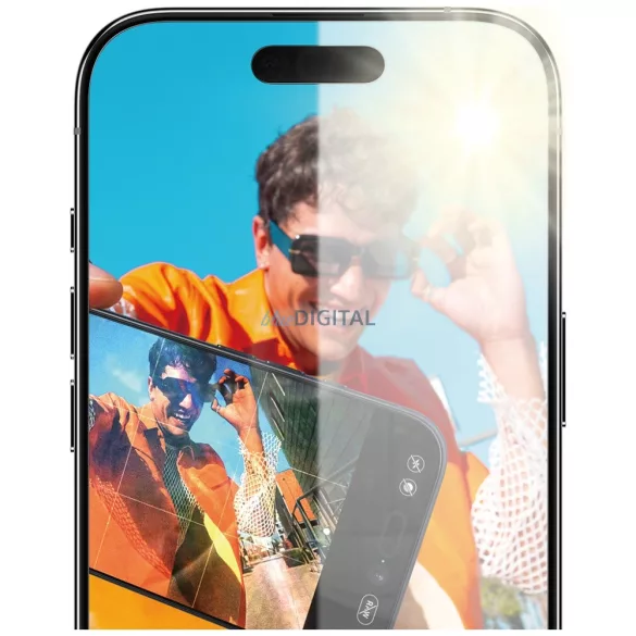 PanzerGlass Armor tükröződésmentes EasyAligner edzett üveg iPhone Air készülékhez