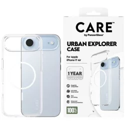   CARE by PanzerGlass zászlóshajó Urban Explorer tok fehér MagSafe-val iPhone Air átlátszóhoz