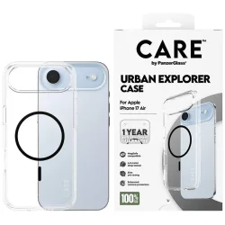   Case CARE by PanzerGlass Flagship Urban Explorer w. Black MagSafe tok iPhone Air átlátszóhoz