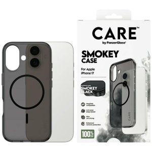 CARE by PanzerGlass Zászlóshajó Urban Explorer tok fekete színben MagSafe iPhone 17 füsthöz