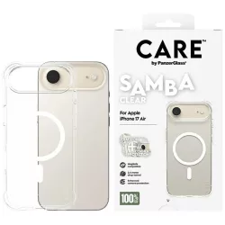   Case CARE by PanzerGlass Divatos Samba w. White MagSafe iPhone Air átlátszó tok iPhone Airhez